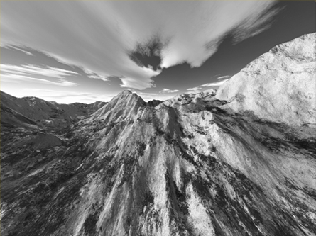 Orogenesis: Gibraltar (952) 2003/2004 Silver bromide gelatin mounted on aluminum dibond